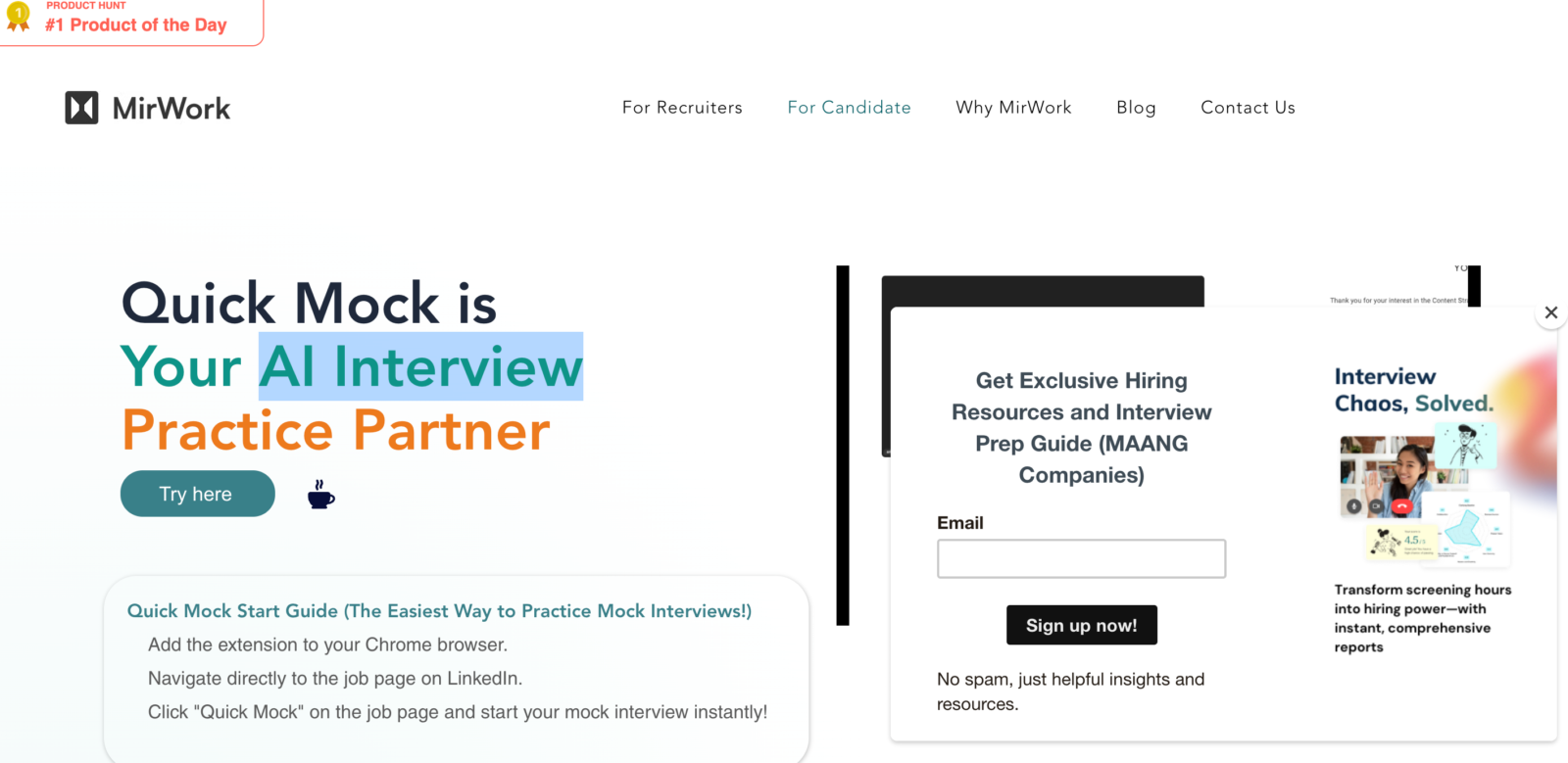 Ai interview tools